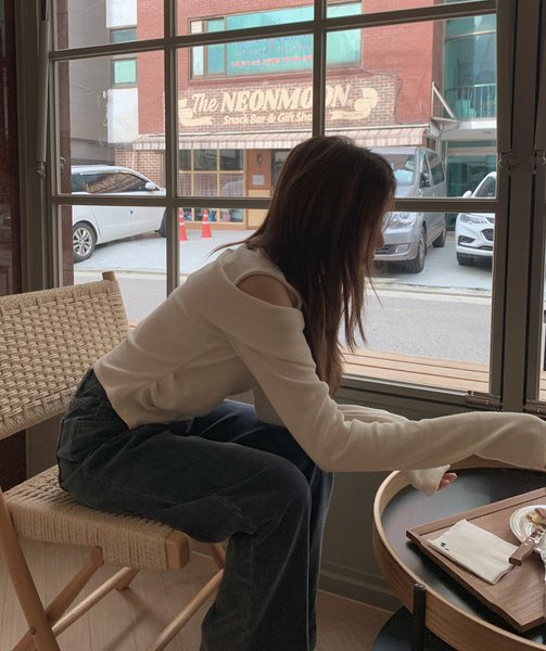 [SLOWAND] # SLOWMADE Light Warm Velvet Napping Straight Fit Denim Pants