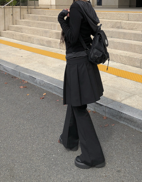 [MODIMOOD] Novin Colour Snap Hood Button T-Shirt