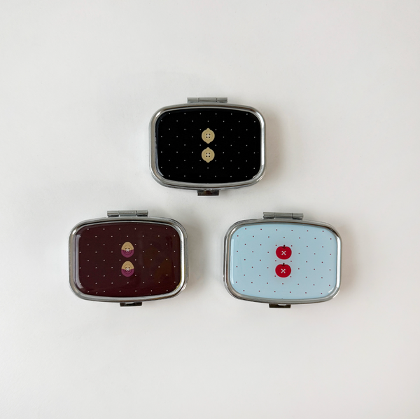 [second morning] Dot Semo Button Tin Case