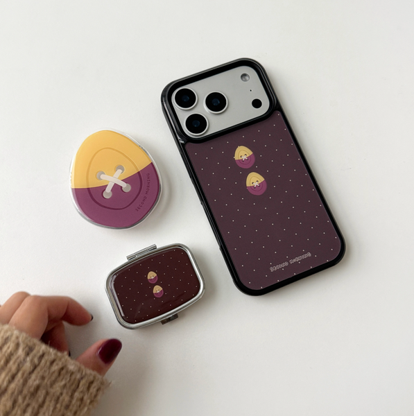 [second morning] Dot Semo Button Tin Case