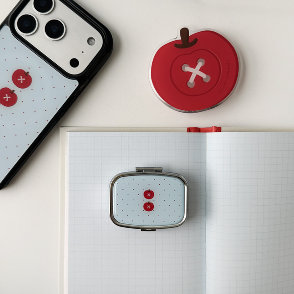 [second morning] Dot Semo Button Tin Case