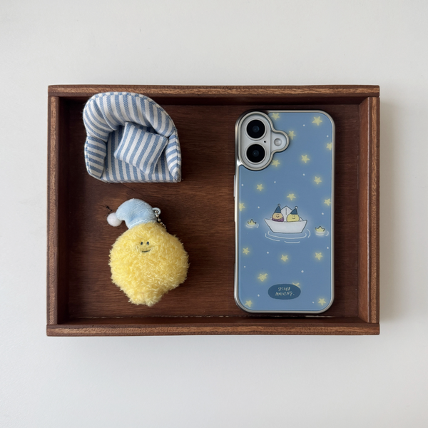 [second morning] Paper Boat MagSafe Silver Case