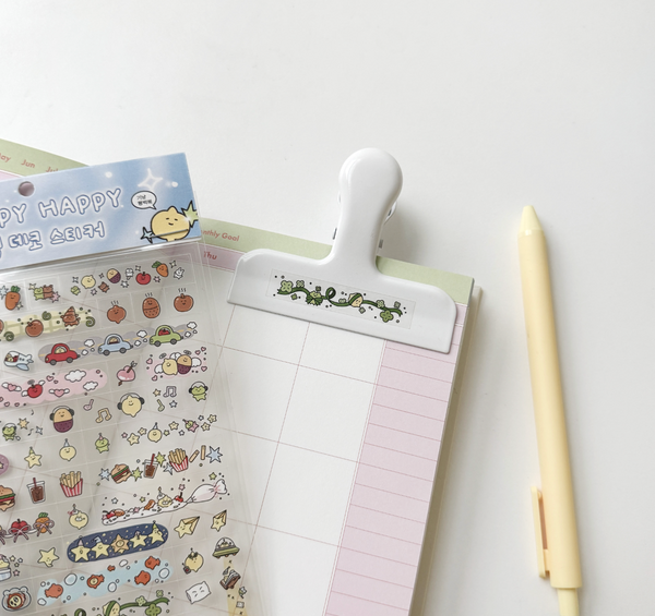 [second morning] Happy Happy Deco Sticker