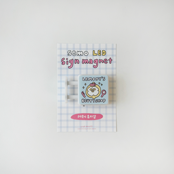 [second morning] Semo LED Sign Magnet