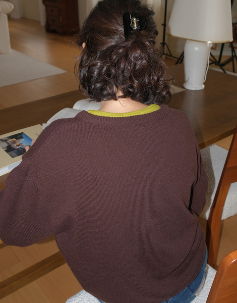 [FROM BEGINNING][MADE] Mercy Basic V-Neck Knitwear