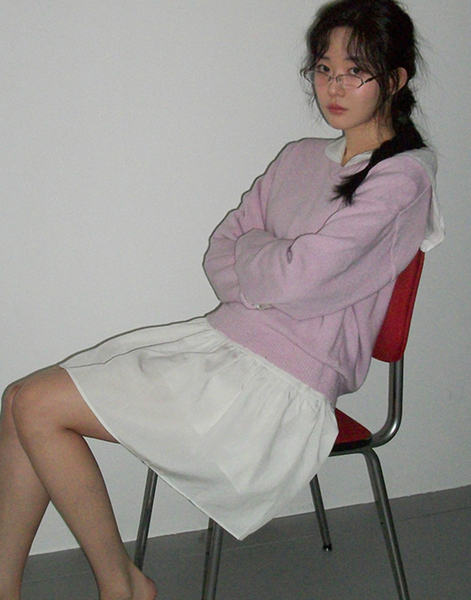 [FROM BEGINNING][MADE] Mercy Basic V-Neck Knitwear