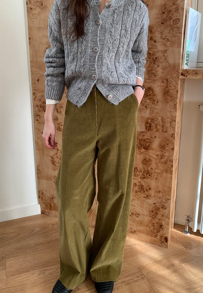 [FROM BEGINNING] Leaf Eyelet Knit Cardigan