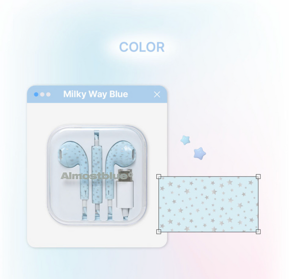 [AlmostBlue] SNOW EARPHONES (PRE-ORDER)