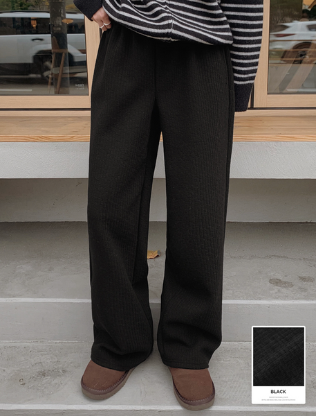 [SLOWAND] # SLOWMADE All Day Tantan Soft Knitwear Sweat Pants