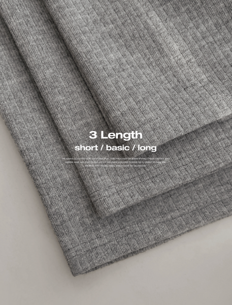 [SLOWAND] # SLOWMADE All Day Tantan Soft Knitwear Sweat Pants