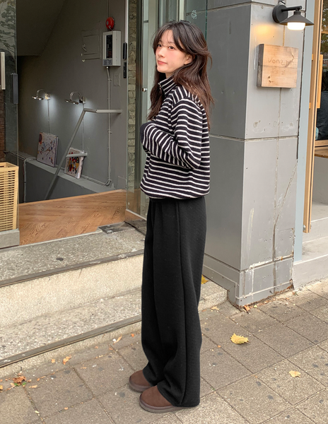 [SLOWAND] # SLOWMADE All Day Tantan Soft Knitwear Sweat Pants