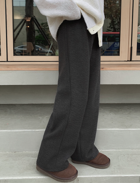 [SLOWAND] # SLOWMADE All Day Tantan Soft Knitwear Sweat Pants