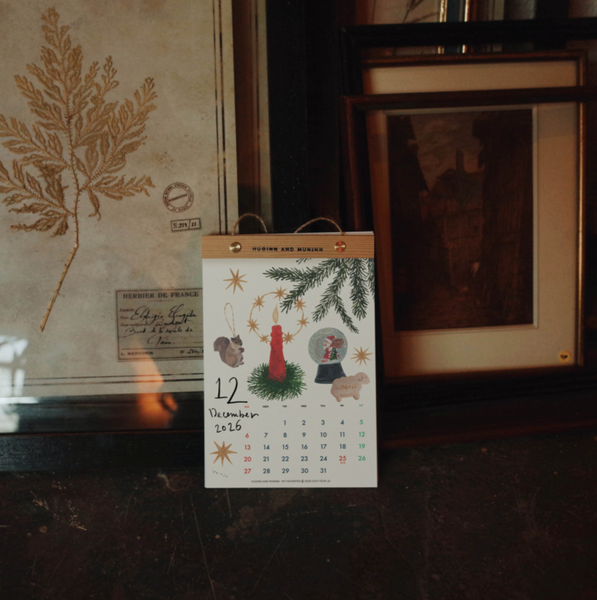 [HUGINN AND MUNINN] 2026 My Favorites Calendar