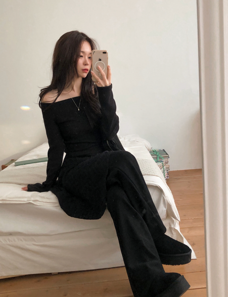 [SHOPPERLAND] Punching Lace Unbalanced Layered Mini Skirt