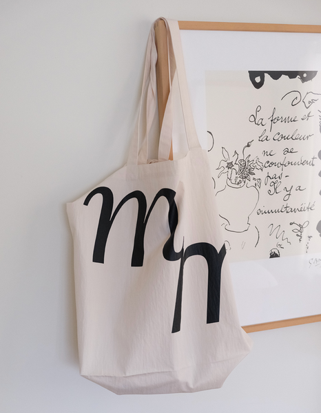 [MINMIN] Two-way Eco Bag Ivory