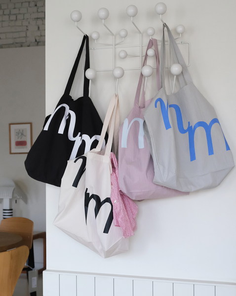 [MINMIN] Two-way Eco Bag Beige Pink