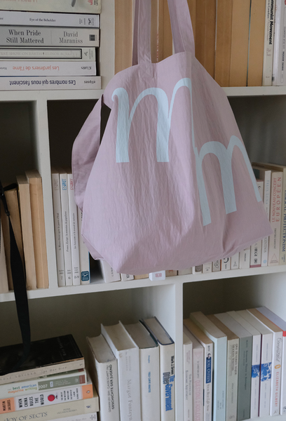 [MINMIN] Two-way Eco Bag Beige Pink
