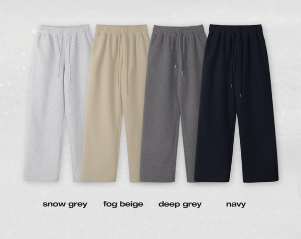 [SLOWAND] Winter Hug Fleece Training Pants