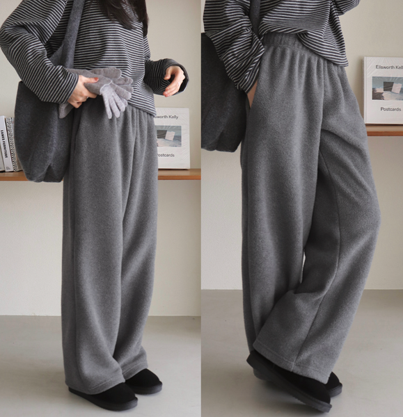 [SLOWAND] Winter Hug Fleece Training Pants