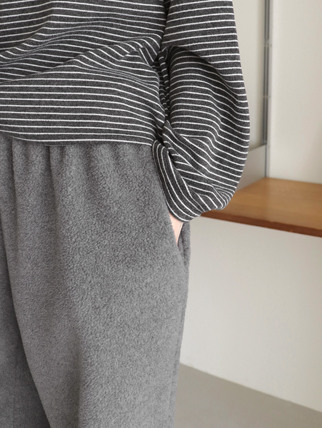 [SLOWAND] Winter Hug Fleece Training Pants