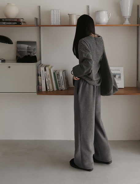 [SLOWAND] Winter Hug Fleece Training Pants