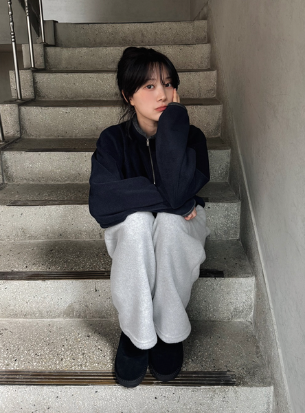 [SLOWAND] Winter Hug Fleece Training Pants