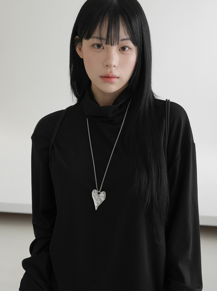 [BINARY01] Ruten Warmer Turtleneck T-shirt