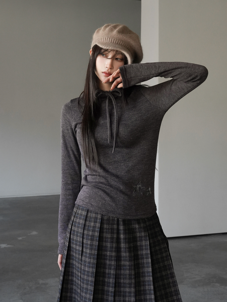 [BINARY01] Star Hooded T-shirt