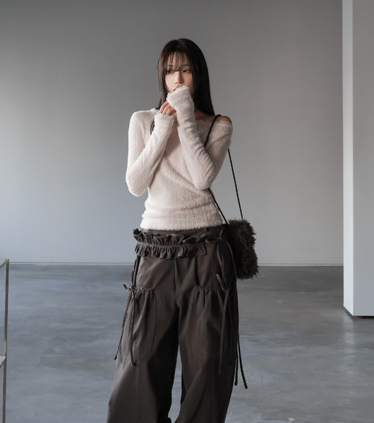 [BINARY01] Terrell Lace Brush T-shirt