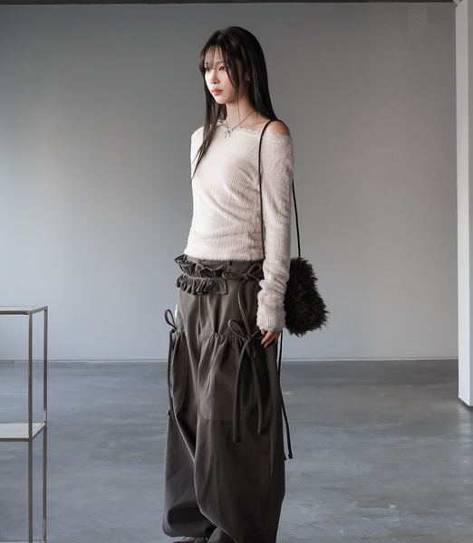 [BINARY01] Terrell Lace Brush T-shirt