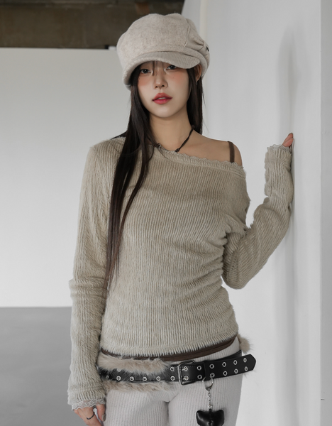 [BINARY01] Terrell Lace Brush T-shirt