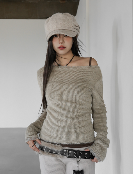 [BINARY01] Terrell Lace Brush T-shirt