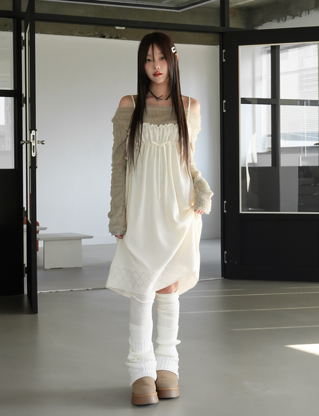 [BINARY01] Terrell Lace Brush T-shirt