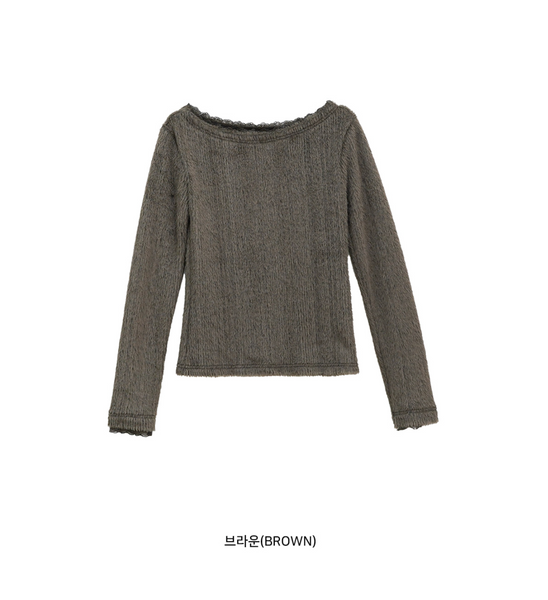 [BINARY01] Terrell Lace Brush T-shirt