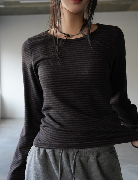 [BINARY01] Kaini Stripe T-shirt