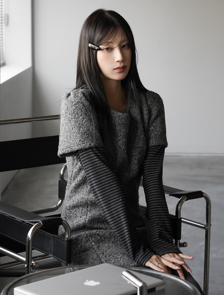 [BINARY01] Kaini Stripe T-shirt