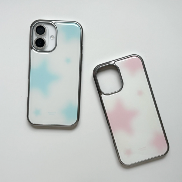 [puffu] Star Silver Epoxy Phone Case (MagSafe)