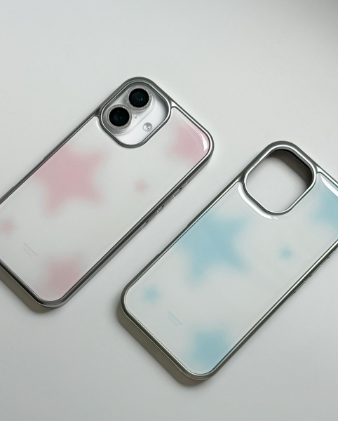 [puffu] Star Silver Epoxy Phone Case (MagSafe)