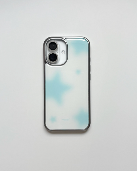 [puffu] Star Silver Epoxy Phone Case (MagSafe)