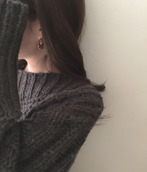 [moat] Holiday Grape Earring (Silver925)