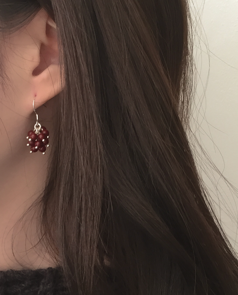 [moat] Holiday Grape Earring (Silver925)