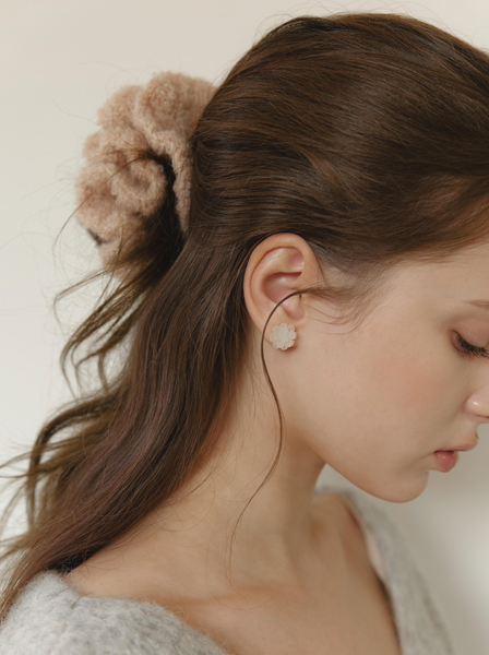 [DUNGEUREON] [Handmade] Knitting Scrunchie (Pink)