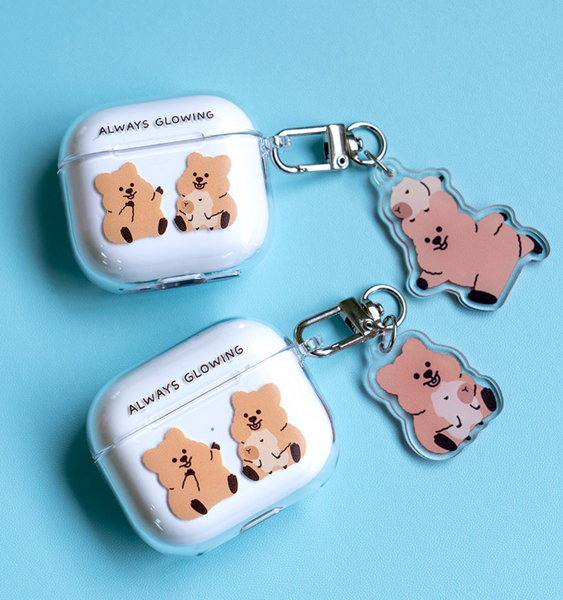 [YOUNG FOREST] Glowing Quokka Airpods Case