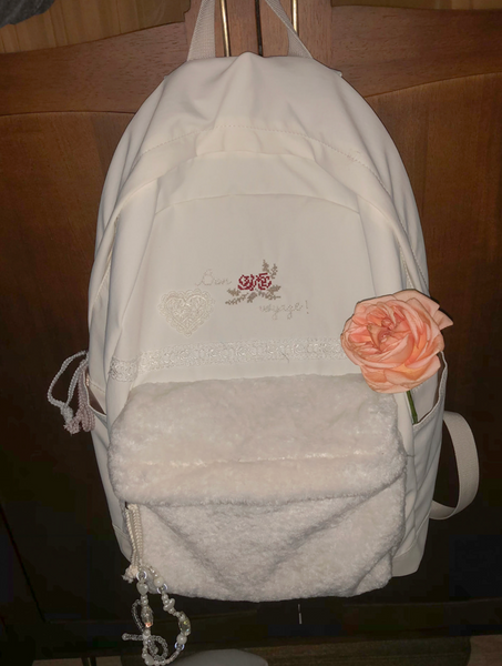 [ovuni] Vintage Bon Voyage Backpack Snow White