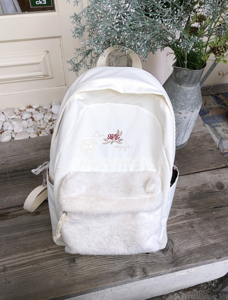 [ovuni] Vintage Bon Voyage Backpack Snow White