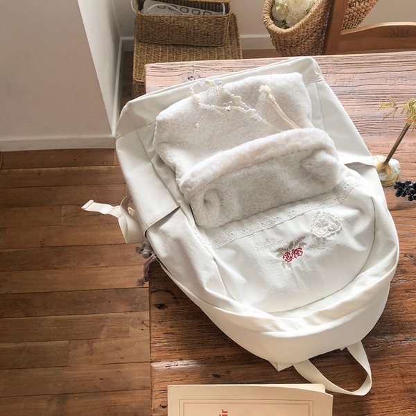 [ovuni] Vintage Bon Voyage Backpack Snow White