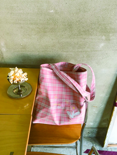 [ovuni] Everyday Fabric Bag This flower Made My Day