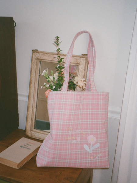[ovuni] Everyday Fabric Bag This flower Made My Day