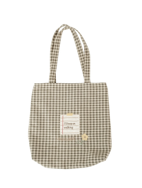 [ovuni] Everyday Fabric Bag I Will Keep On Walking