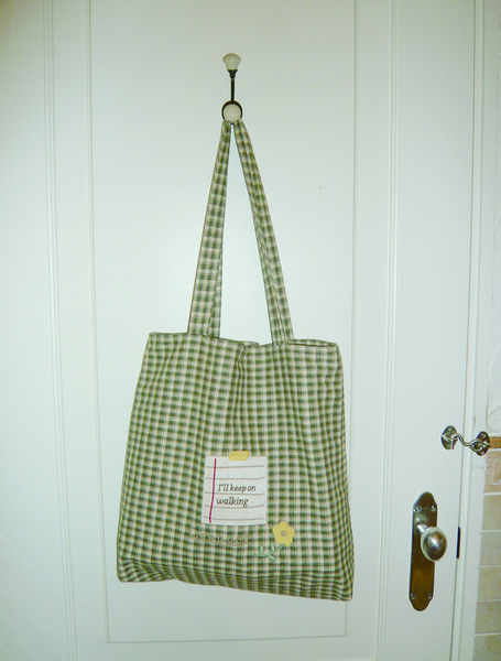 [ovuni] Everyday Fabric Bag I Will Keep On Walking